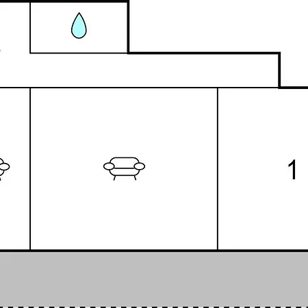 1 Bedroom Awesome In 아파트 *